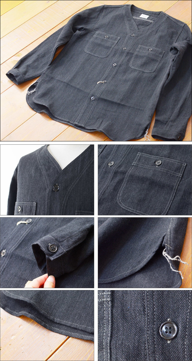 orslow [オアスロウ] NO COLLAR INNER SHIRTS LINEN WOOL [01-8073-WL60]  MEN\'S_f0051306_14293374.jpg