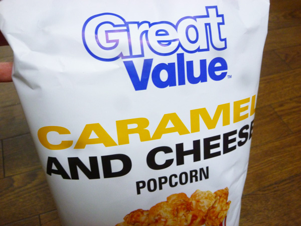 【Great Value】CARAMEL AND CHEESE POPCORN_c0152767_2213296.jpg