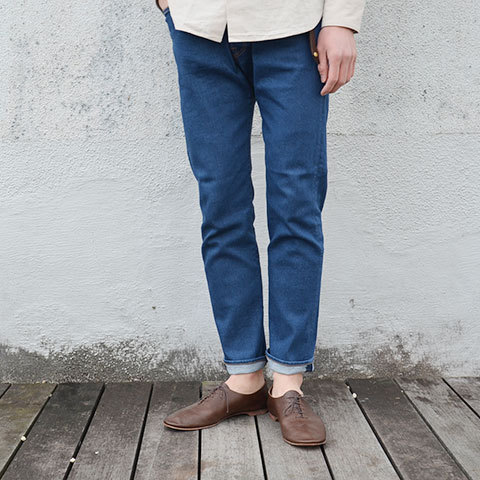 Honor gathering(オナーギャザリング) high quality stretch vintage slab denim 5P pants -french indigo-_d0158579_14073752.jpg