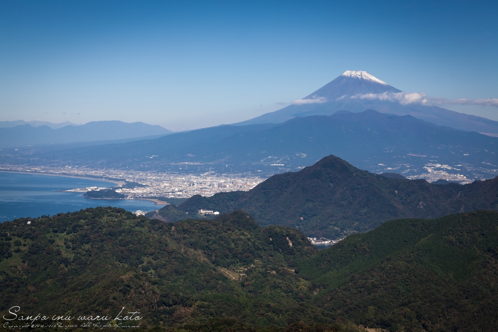 かつらぎ山 山頂から観る富士_d0193615_22134718.jpg