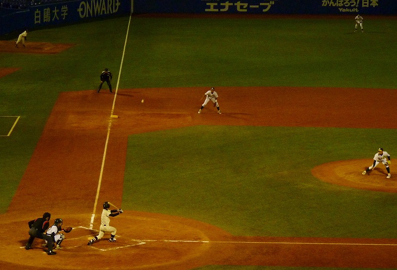 國學院大対専修大 10月7日 東都大学野球1部 後半_b0166128_17464148.jpg