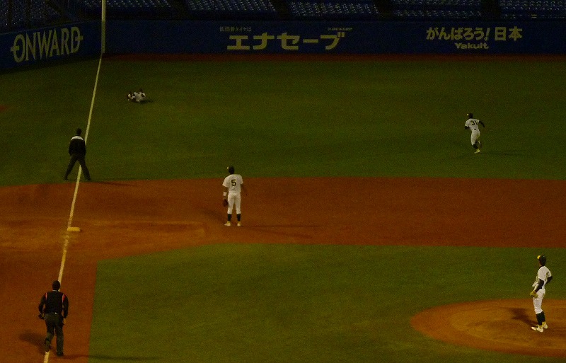國學院大対専修大 10月7日 東都大学野球1部 後半_b0166128_17471698.jpg