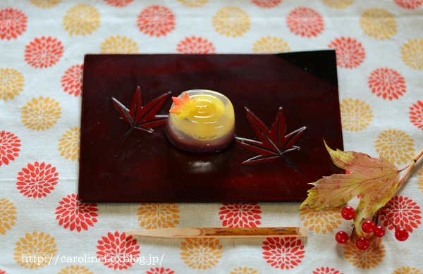 十三夜　　Moon Viewing Ceremony with Homemade Wagashi (Japanese traditional sweets)_d0025294_19244097.jpg