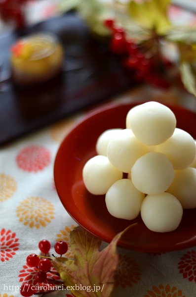 十三夜　　Moon Viewing Ceremony with Homemade Wagashi (Japanese traditional sweets)_d0025294_19245142.jpg