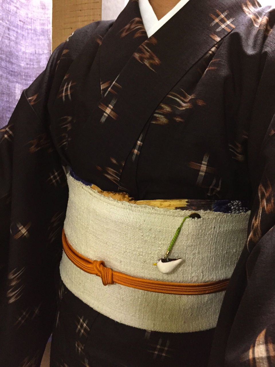 久米島紬三者三様 : 丘の上から通信 久米島紬三者三様 : 丘の上から通信