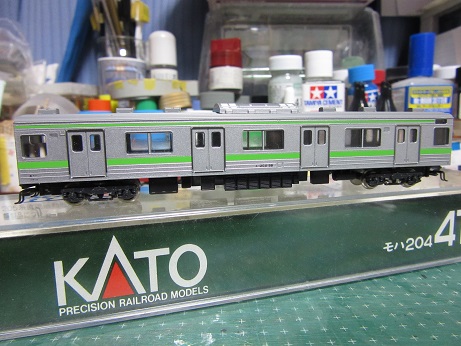 Standard stainless car「カトー205系1200番台南武線の Standard stainless car「カトー205系1200番台南武線の
