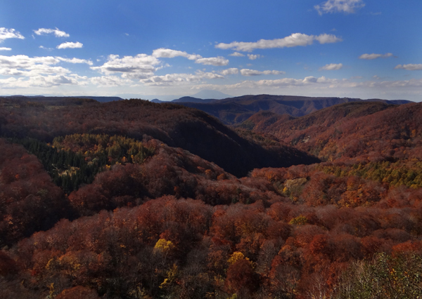 城ヶ倉大橋の秋景色、青森アスパム展望台からの夕景など♪_a0136293_18503065.jpg