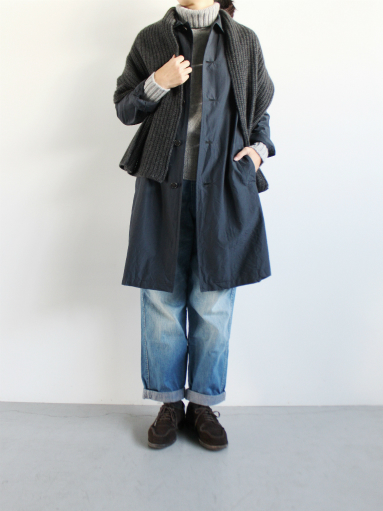 n100 エヌワンハンドレッド 上質なカシミヤのリブマフラー