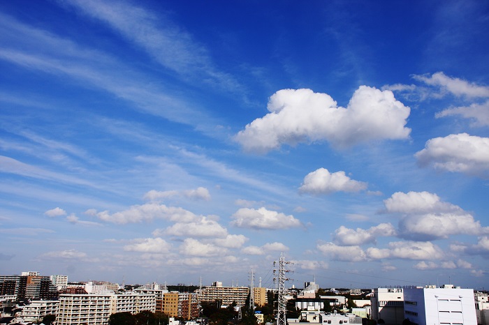 巻雲と積雲_b0268615_1502829.jpg