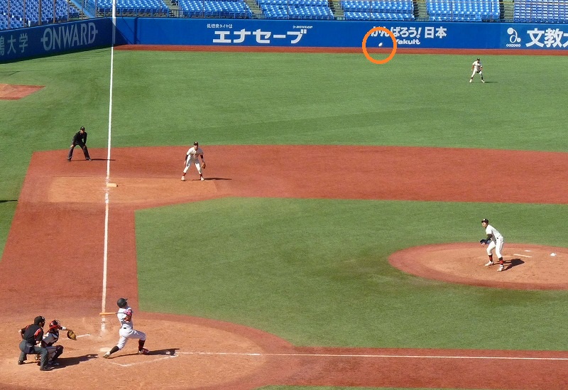 亜細亜大対日本大 10月8日 東都大学野球1部 前半_b0166128_20534773.jpg