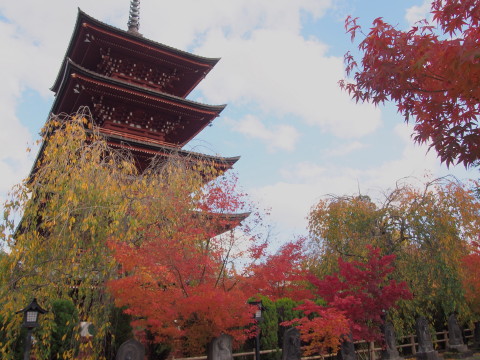 紅葉の最勝院五重塔(弘前市)*2015.10.28_b0147224_22154677.jpg