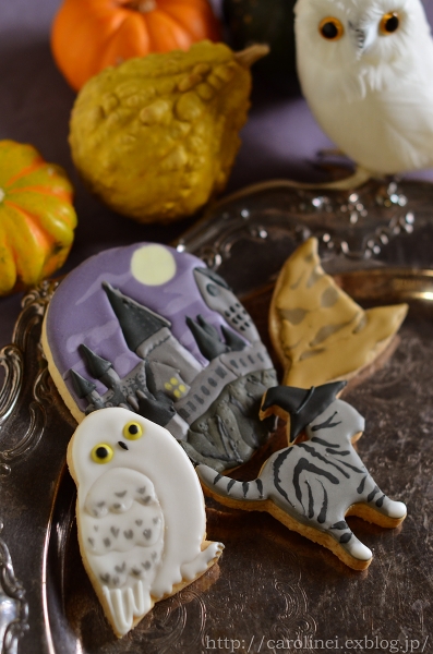 ハロウィンアイシングクッキー　　Homemade Halloween Icing Cookies_d0025294_16394014.jpg