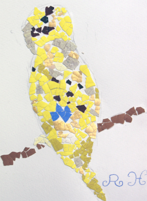 おたのしみ工作 モザイクアート 作品紹介 造形ジュニアこども絵画教室ブログ