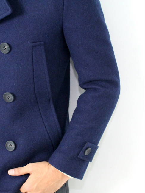 By Kuro 15冬 インディゴ Pコート チェスターコート Charger Journal