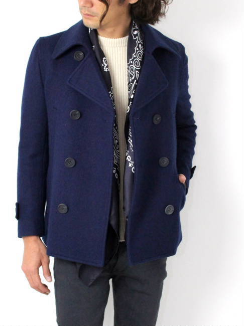 By Kuro 15冬 インディゴ Pコート チェスターコート Charger Journal