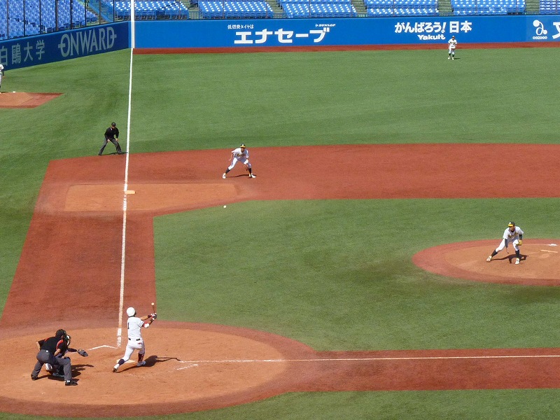 専修大対中央大 10月14日 東都大学野球1部 前半_b0166128_13342895.jpg