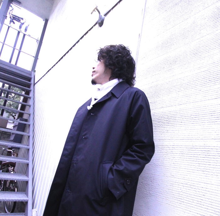 THE NERDYS COTTON FANCY TWILL STAND FALL COLLAR COAT : Mr THE NERDYS COTTON FANCY TWILL STAND FALL COLLAR COAT : Mr