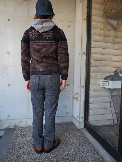 INVERALLAN ・・・ SNOW FLAKE LUMBER CARDIGAN もう1色の当店・雪柄別注色 (再!)_d0152280_22131192.jpg