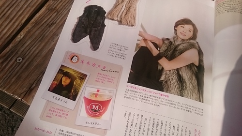 「大塚寧々さんがモンマスティー載せてくれた~」_a0075684_0482513.jpg