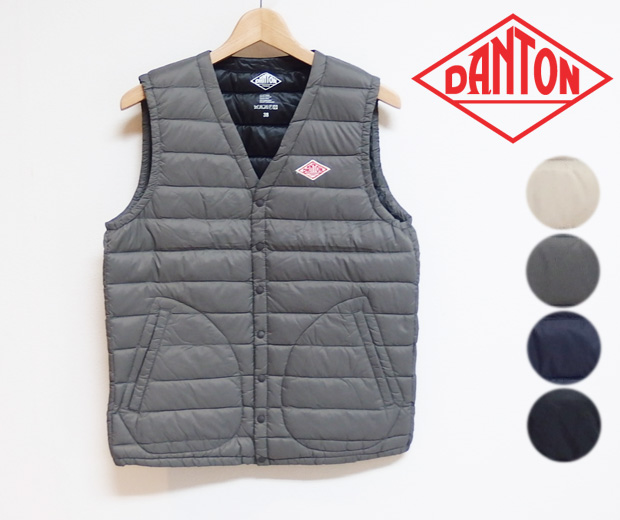 ダントン　ベスト　インナージャケット　Vネック　美品 楽天市場】ダントン インナーダウン ベスト vネックの通販