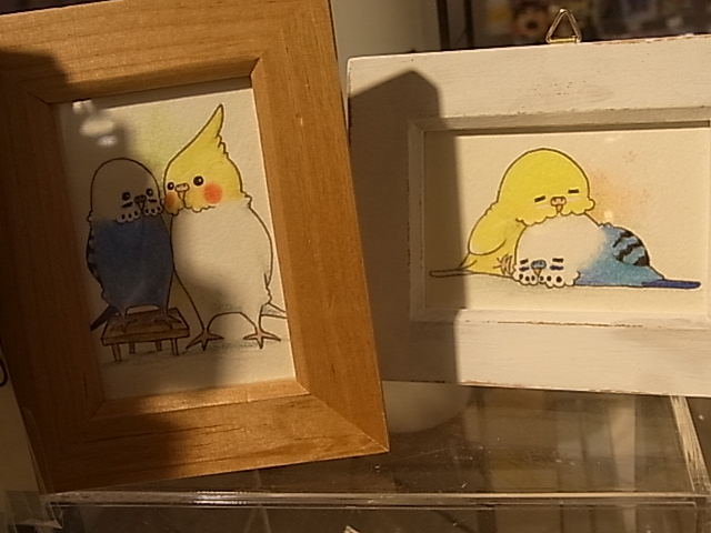 インコと鳥の雑貨展オクムラミチヨ、工房小鳥屋作品お届け!_d0322493_2321199.jpg
