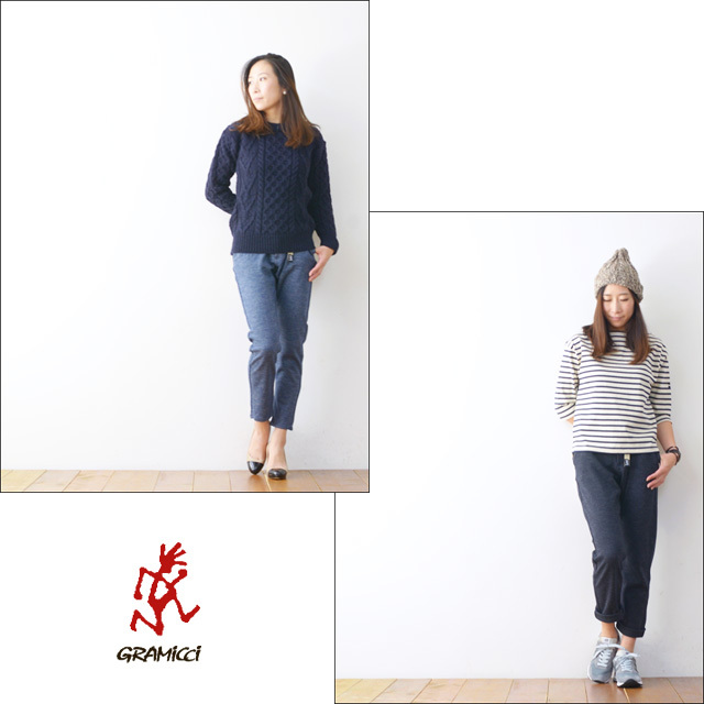 Lee CLIMBers by GRAMICCI [リーbyグラミチ] KNIT DENIM SLIM TAPERED PANTS [GLP-15F103] LADY\'S_f0051306_19341898.jpg