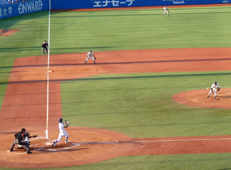 國學院大対駒澤大 10月14日 東都大学野球1部 後半_b0166128_18155348.jpg