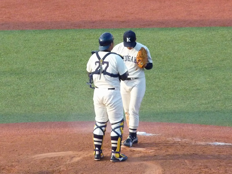 國學院大対駒澤大 10月14日 東都大学野球1部 後半_b0166128_18505151.jpg