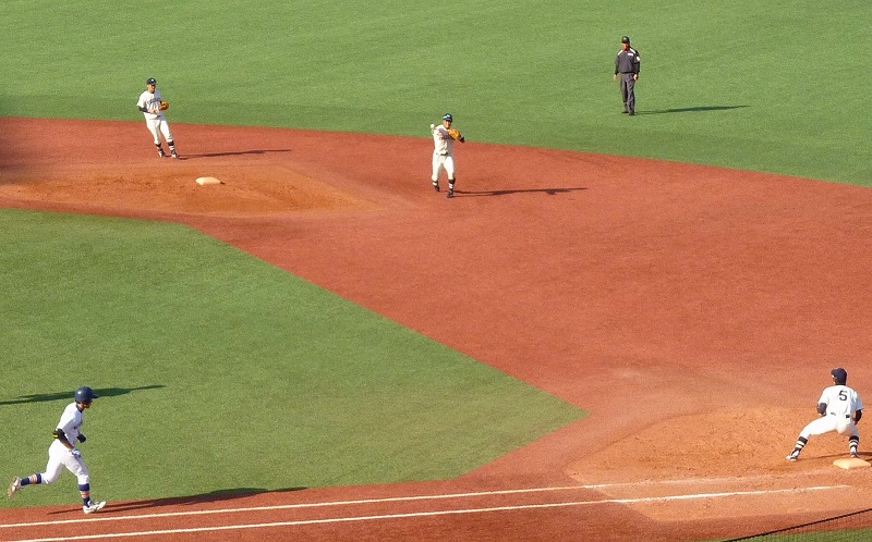 國學院大対駒澤大 10月14日 東都大学野球1部 前半_b0166128_8293745.jpg