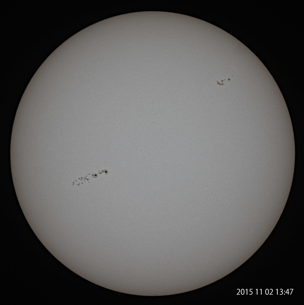 11月2日の太陽_e0174091_23140355.jpg
