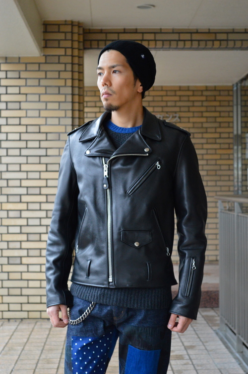 SOPHNET.×SCHOTT 17AW シングルレザーライダースジャケット黒S ...