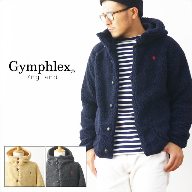 Gymphlex [ジムフレックス] ボアパーカージャケット [J-1185PL] MEN'S