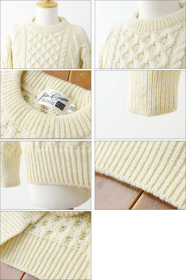 JOHN COOPER KNITWEAR [ジョンクーパーニットウェア]  DONNELLY ARAN CABLE [ARAN CABLE] MEN\'S/LADY\'S_f0051306_17154648.jpg
