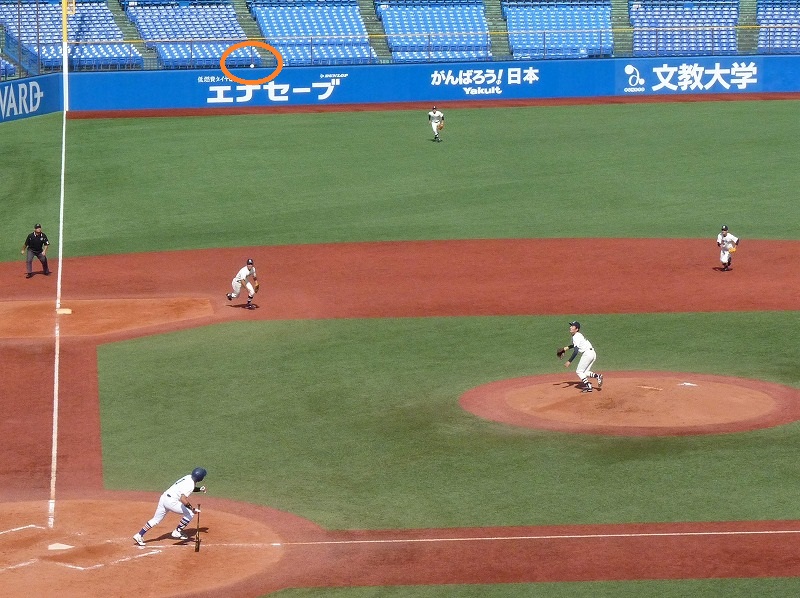 駒澤大対國學院大 10月15日 東都大学野球1部 前半_b0166128_11225358.jpg