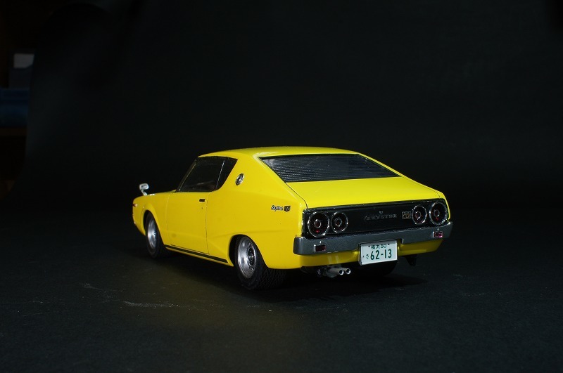 アオシマ　ケンメリSKYLINE HT 2000GT-X 1/24 完成写真_b0163792_14102157.jpg