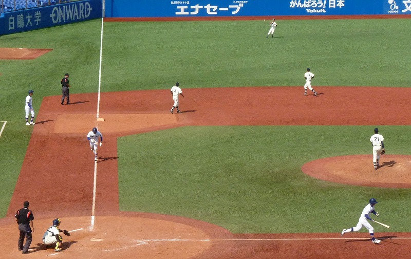 駒澤大対國學院大 10月15日 東都大学野球1部 後半_b0166128_17431125.jpg