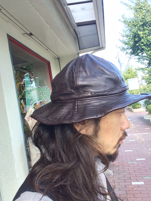 LEATHER ARMY HAT_d0160378_18513234.jpg