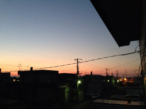 今日夕陽_a0164182_17051364.jpg