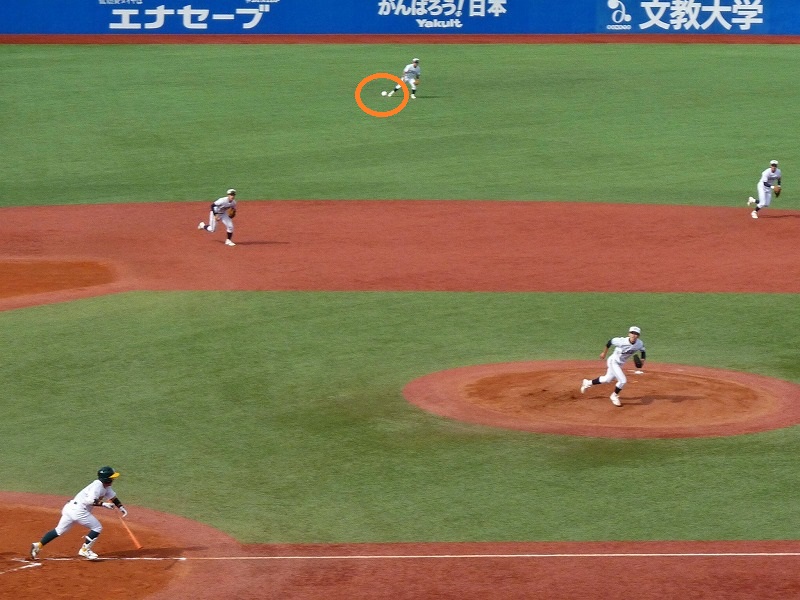 中央大対専修大 10月15日 東都大学野球1部 前半_b0166128_16594973.jpg