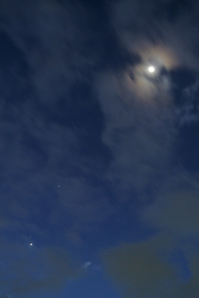 流れる雲の中に月・レグルス・木星・火星・金星_c0350853_07554015.jpg