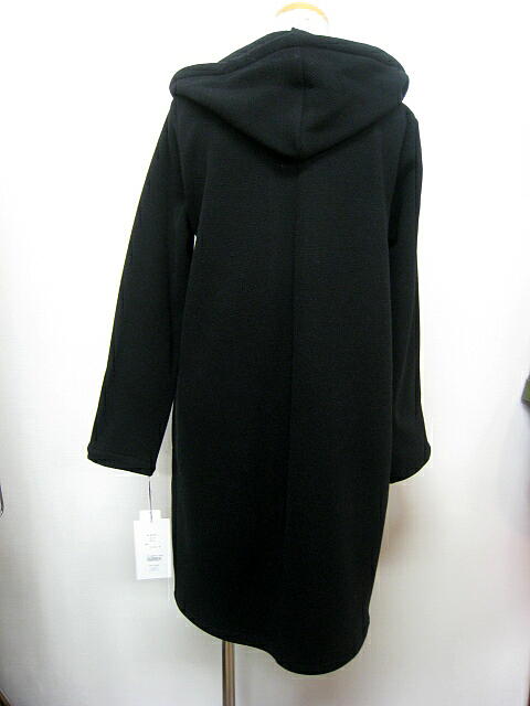 ｃｌｏｃｈｅ （ クロッシェ ）　ホームスパン調セーターフリースジャガードロングＪＫ　ＢＬＡＣＫ_a0089359_15321579.jpg