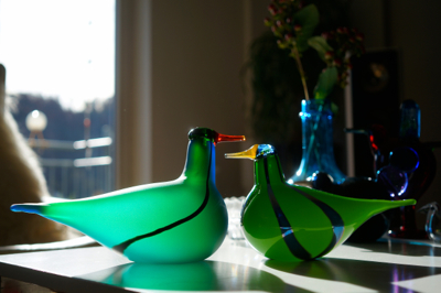 iittala Birds by Toikka -Unique Green Bird frosted : buckの気まま