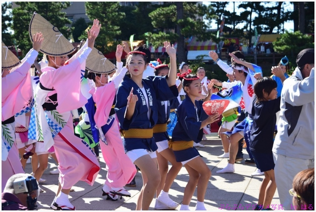 草加ふささら祭り　2015（３）　阿波踊りの参_b0104774_21102787.jpg