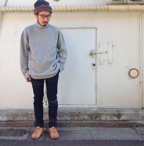 crepuscule wool knit&WHOWHAT PUZZLE DENIM_c0221885_2232397.jpg