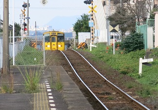 昼過ぎ、通院で鹿児島中央駅へ。やや雲の多い暖かな日_e0130185_1953255.jpg