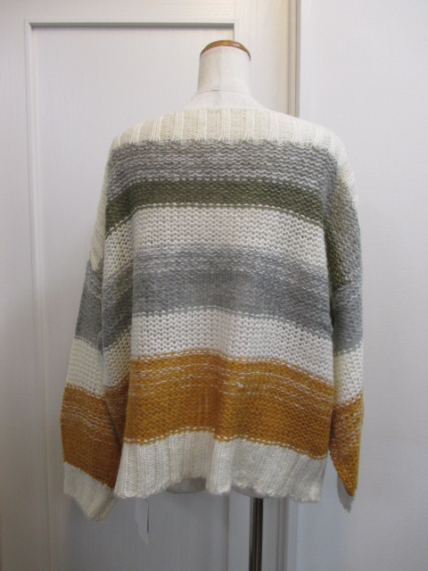 アングリッド UNGRID カラーボーダールーズニット : dimanche NEWS BLOG