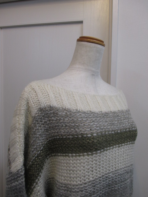アングリッド UNGRID カラーボーダールーズニット : dimanche NEWS BLOG