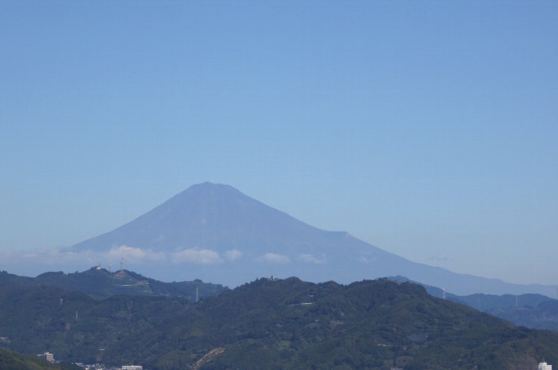 帰る日も晴天！富士山が見えました。_a0122932_22593097.jpg