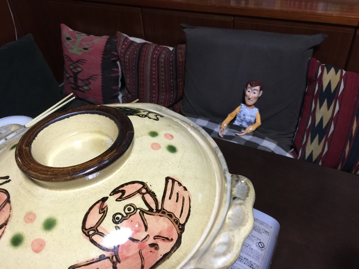 実は今年もう3回目の鍋!Woodyとね!_c0110051_9151178.jpg