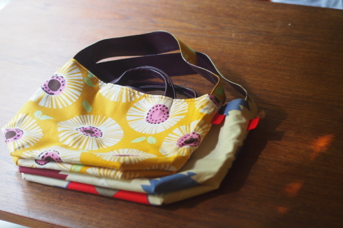 reversible bag の wide sizeできました_e0243765_10370062.jpg